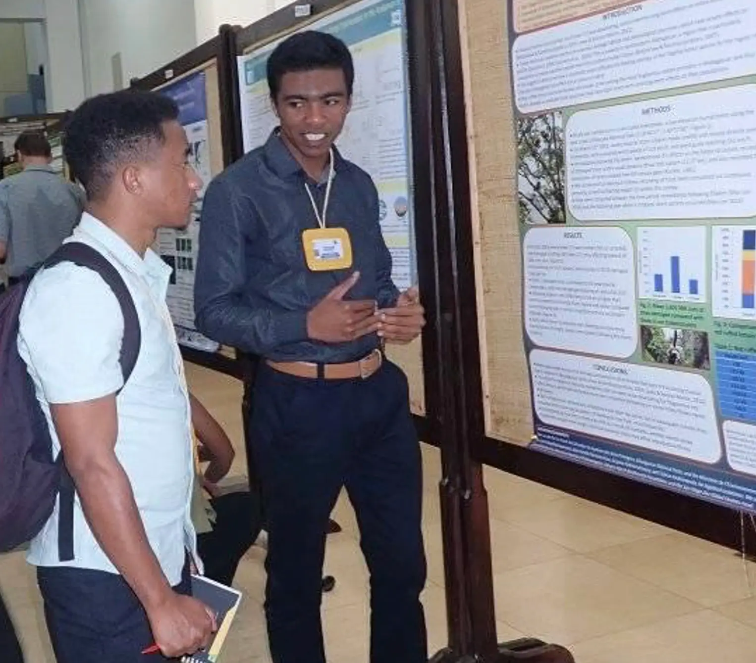 Delaid at poster session